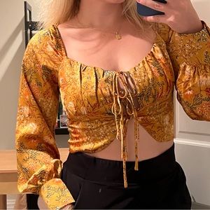 Beautiful Tie Silk Style Blouse